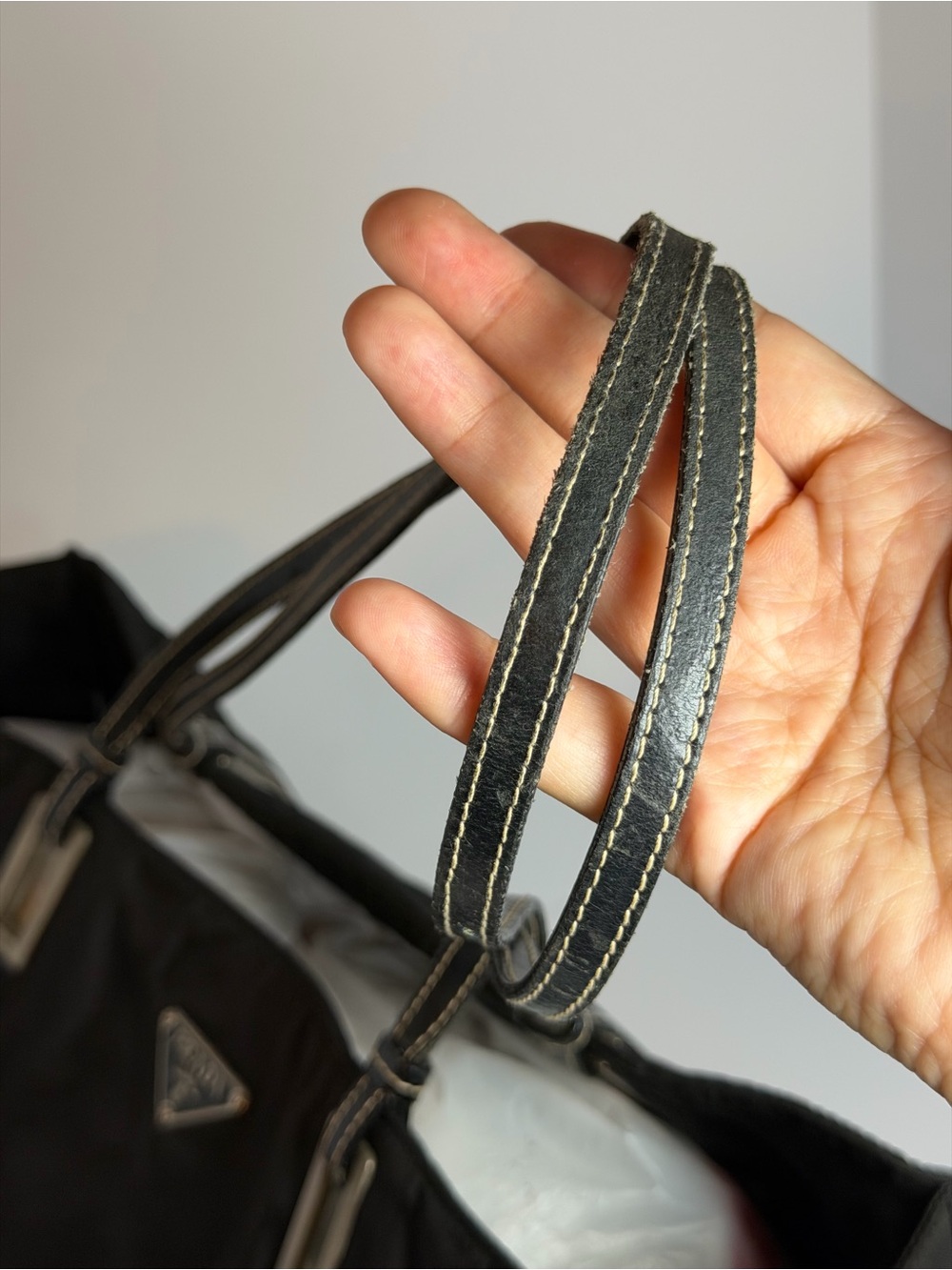 Prada Tessuto Black Nylon Tote Bag - Picture 2 of 13